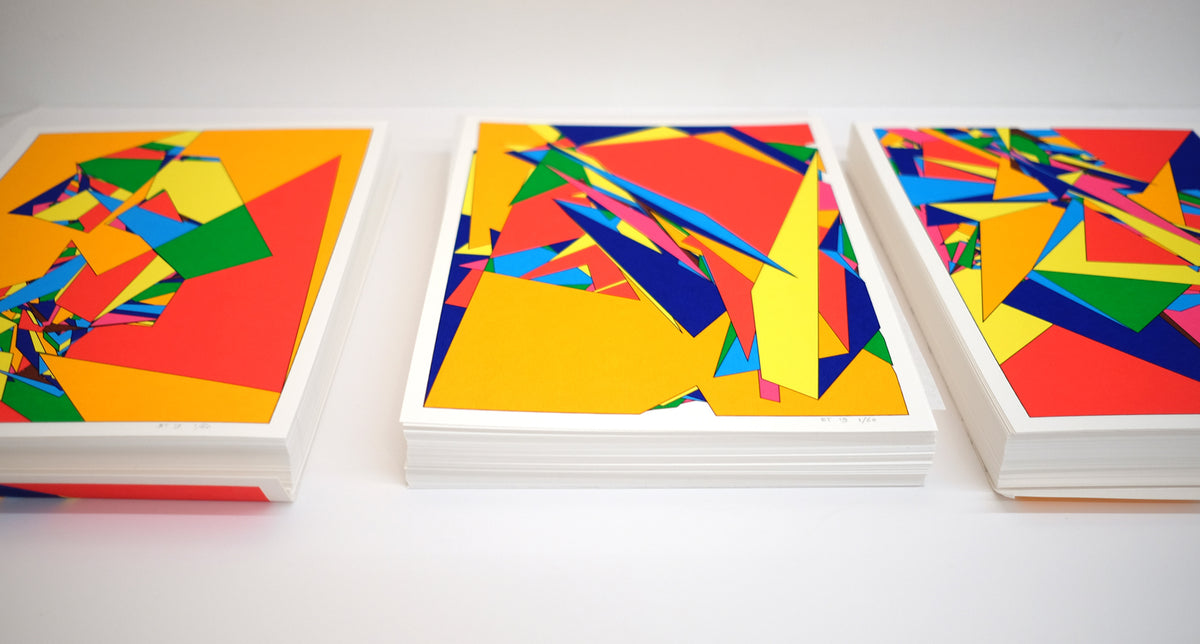 BORIS TELLEGEN - Limited Edition Silkscreen print - GLITCH I