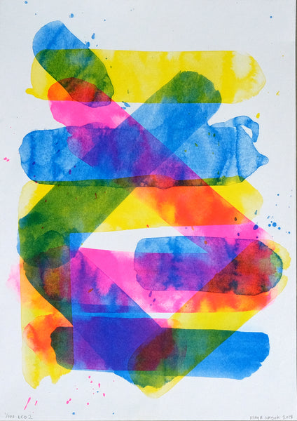 MAYA HAYUK LCD , 2018 - SET OF 2 RISO PRINTS